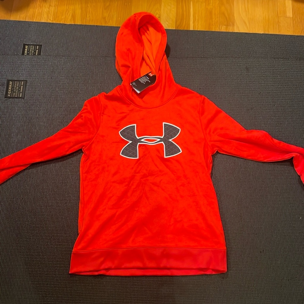 Orange Under Armour Unisex Hoodie